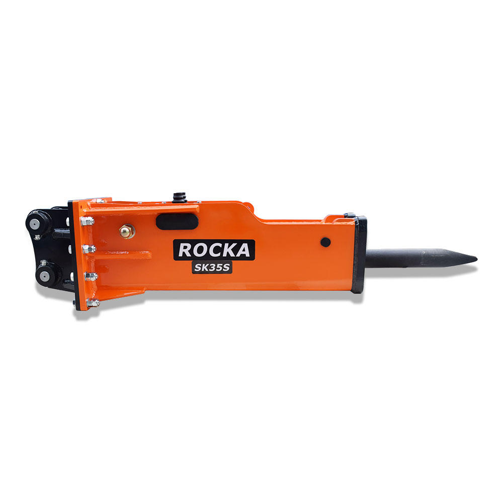 How To Operate A Hydraulic Breaker\Rock Breaker on A Mini Excavator