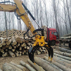 Rotating Wood Excavator Grapple SK-04